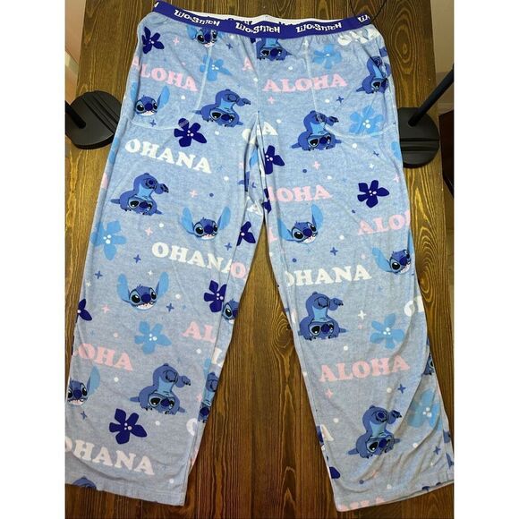 Disney Other - Disney LILO & Stitch Sleep Pants. Graphic All Over Print size 3XL XXXL